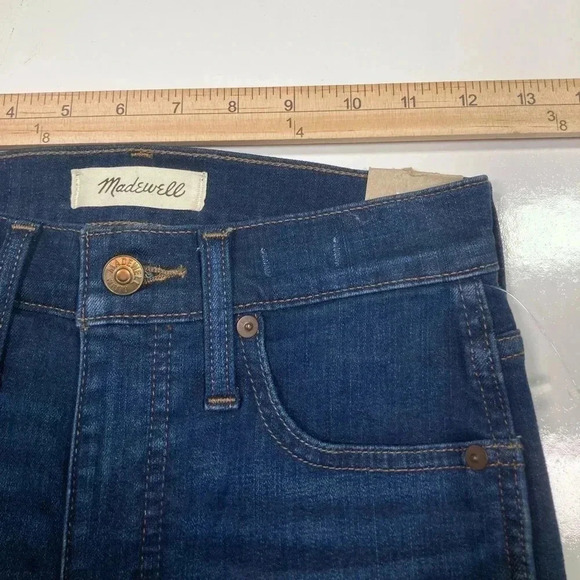 Madewell Jeans Skinny 10” High Rise Skinny Jeans Denim NWT Women’s Size 24 - Picture 12 of 13